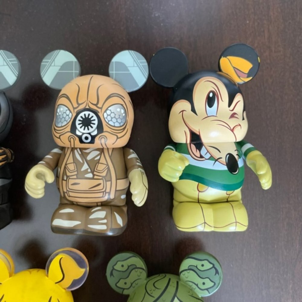 Disney Vinylmation 7 PC Lot Villians Mortimer Mouse Chaser Urban Redux Star Wars - Picture 3 of 13